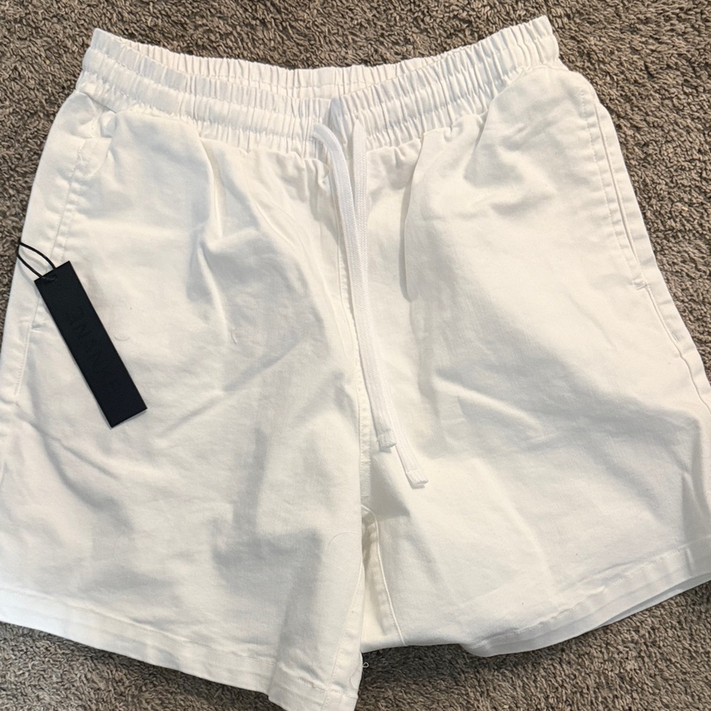 Mens white ananke shorts